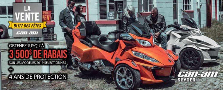 Spyder Vente blitz des fêtes