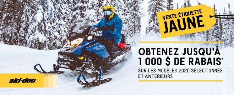 Ski-Doo – Étiquette Jaune