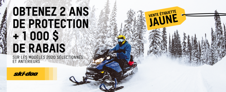 Ski-Doo – Étiquette Jaune