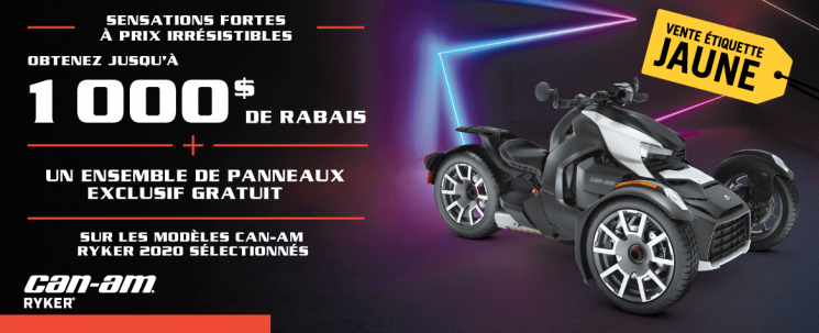 Can-Am Ryker – Étiquette Jaune