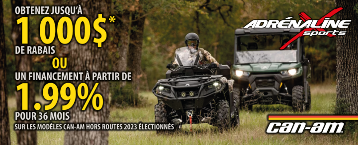 Promo Can-Am hors route