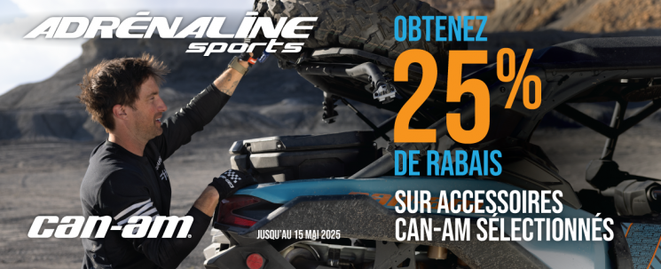 Promo Accessoires Can-Am hors route