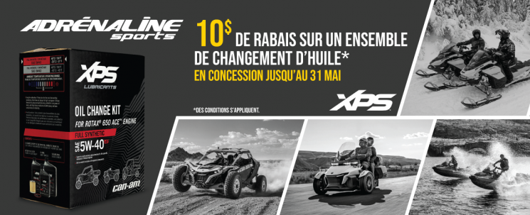 Promo huile XPS
