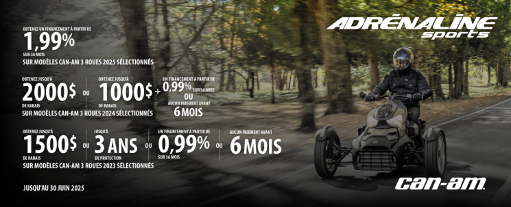 Promo Can-Am sur route